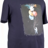 Темно-синяя футболка с космическим рисунком 21070580